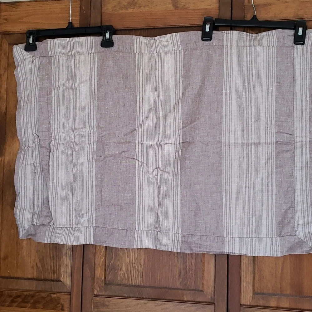 Restoration Hardware Linen Neutral King Size Pillow Shams Set of 2